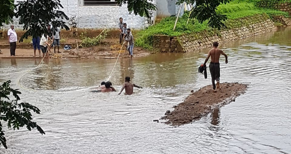 ಭಾಗಮಂಡಲದ ತ್ರಿವೇಣಿ ಸಂಗಮದಲ್ಲಿ ಮುಳುಗಿ ಯುವಕ ಮೃತ್ಯು