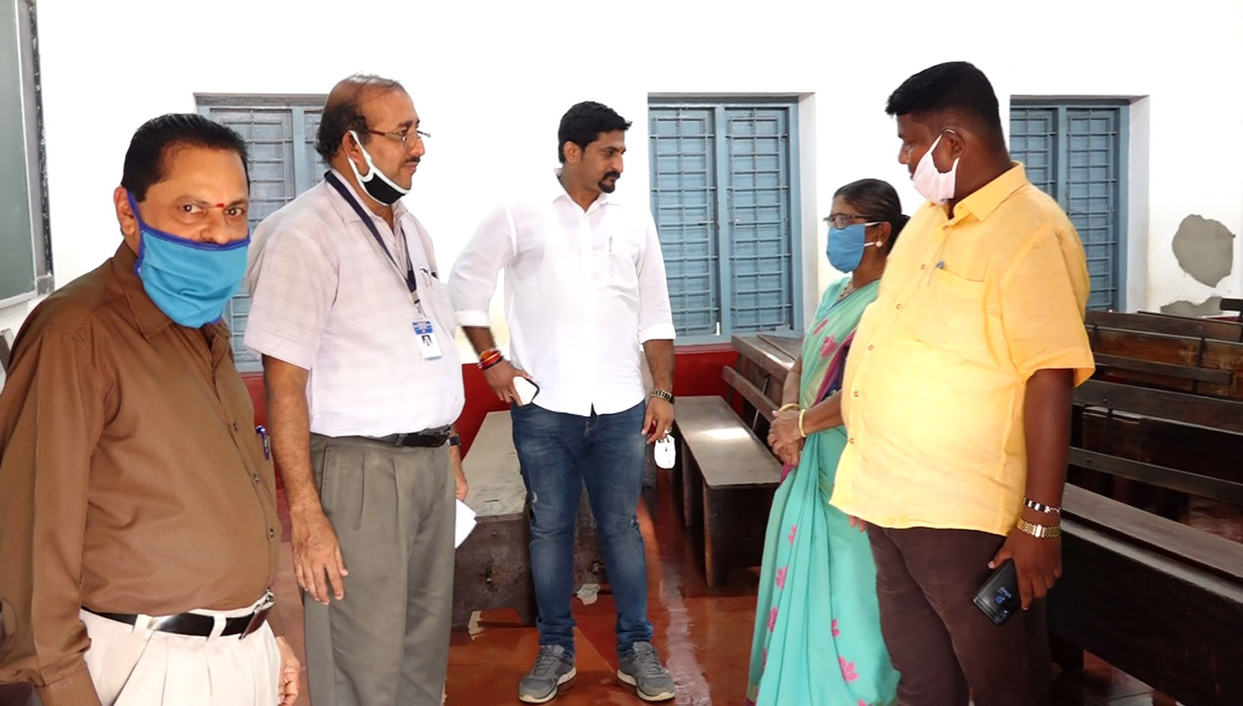 ಕಾಪು : ಎಸ್‍ಎಸ್‍ಎಲ್‍ಸಿ ಪರೀಕ್ಷಾ ಕೇಂದ್ರಗಳಿಗೆ ಜಿಪಂ ಅಧ್ಯಕ್ಷರ ತಂಡ ಭೇಟಿ