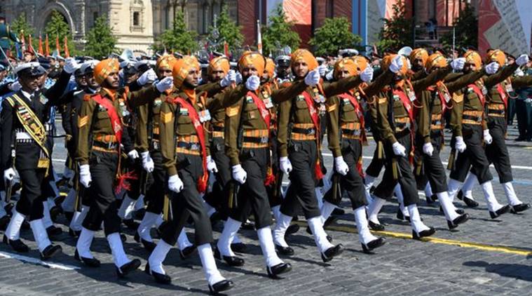 ಮಾಸ್ಕೊದಲ್ಲಿ ವಿಜಯೋತ್ಸವ ಪರೇಡ್‌ನಲ್ಲಿ ಭಾಗವಹಿಸಿದ ಭಾರತ-ಚೀನಾ ಸೇನೆ