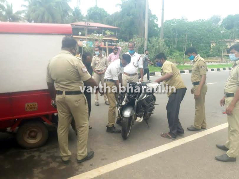 ಕೋಟೆಕಾರ್: ನಿಂತಿದ್ದ ಲಾರಿಗೆ ಬೈಕ್ ಢಿಕ್ಕಿ; ಇಬ್ಬರಿಗೆ ಗಂಭೀರ ಗಾಯ