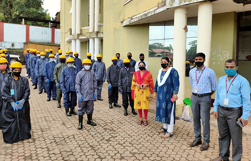 ಪುತ್ತೂರು:ನಗರಸಭೆಯಿಂದ ಪೌರ ಕಾರ್ಮಿಕರಿಗೆ ಸುರಕ್ಷತಾ ಸಲಕರಣೆ ವಿತರಣೆ