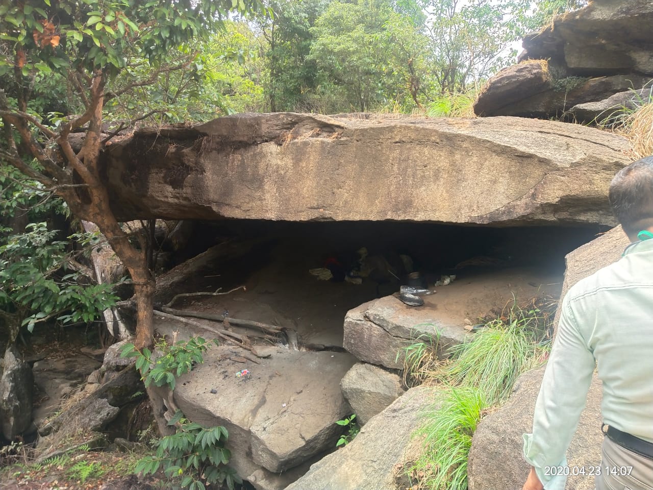 ಗುಹೆಯಲ್ಲಿ ವಾಸಿಸುತ್ತಿದ್ದ ವ್ಯಕ್ತಿಗೆ ವಾಸ್ತವ್ಯ ಕಲ್ಪಿಸಿದ್ದ ಜಿಲ್ಲಾಡಳಿತ: ಈಗ ಕಾಡಿಗೆ ಮರಳುತ್ತೇನೆ ಎಂದು ಪಟ್ಟು