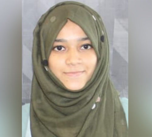 ದ್ವಿತೀಯ ಪಿಯುಸಿ: ನಫೀಸತುಲ್ ಸಹದಿಯ್ಯ ವಿಶಿಷ್ಟ ಶ್ರೇಣಿಯಲ್ಲಿ ಉತ್ತೀರ್ಣ