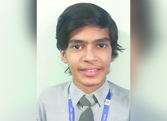 10ನೇ ತರಗತಿ ಸಿಬಿಎಸ್ಇ ಪರೀಕ್ಷೆ: ಶೆಹಝಾನ್ ಅಹ್ಮದ್ ಶಮೀರ್ ಗೆ ಶೇ.90.5 ಅಂಕ