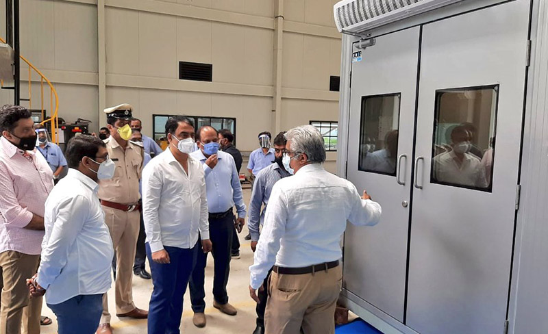 ಕಂಟೈನರ್ ನಲ್ಲಿ ಕೋವಿಡ್19 ಐಸಿಯು: ಬೆಂಗಳೂರಿನಲ್ಲಿ ಮೊದಲ ಪ್ರಯೋಗ