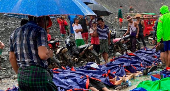 ಪಚ್ಚೆ ಹರಳು ಗಣಿಯಲ್ಲಿ ಭಾರೀ ಭೂಕುಸಿತ: ಕನಿಷ್ಠ 113 ಕಾರ್ಮಿಕರು ಮೃತ್ಯು