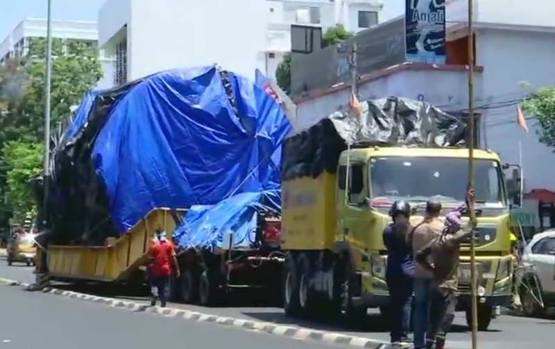 ಒಂದು ವರ್ಷ ಪಯಣದ ನಂತರ ಮಹಾರಾಷ್ಟ್ರದಿಂದ ಕೇರಳ ತಲುಪಿದ ಬಾಹ್ಯಾಕಾಶ ಉಪಕರಣ ಹೊತ್ತ ಟ್ರಕ್