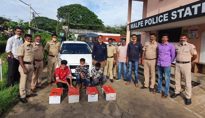 ಬೋಟುಗಳ ಬ್ಯಾಟರಿ ಕಳವು: ಮೂವರು ಆರೋಪಿಗಳ ಬಂಧನ