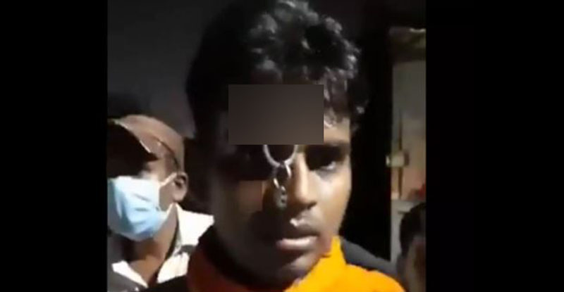 ಹೆಲ್ಮೆಟ್ ಧರಿಸಿಲ್ಲ ಎಂದು ಯುವಕನ ಹಣೆಗೆ ಬೈಕ್‍ನ ಕೀಯಿಂದ ಇರಿದ ಪೊಲೀಸರು!