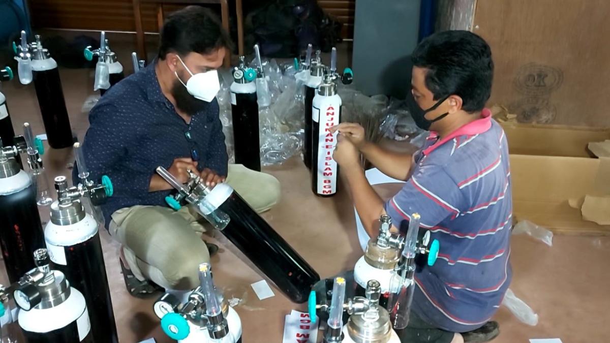 ಕೋವಿಡ್19: ರೋಗಿಗಳ ಮನೆ ಬಾಗಿಲಿಗೆ ಆಮ್ಲಜನಕ ಸಿಲಿಂಡರ್ ತಲುಪಿಸಲಿದೆ ಅಂಜುಮನ್-ಎ-ಇಸ್ಲಾಂ