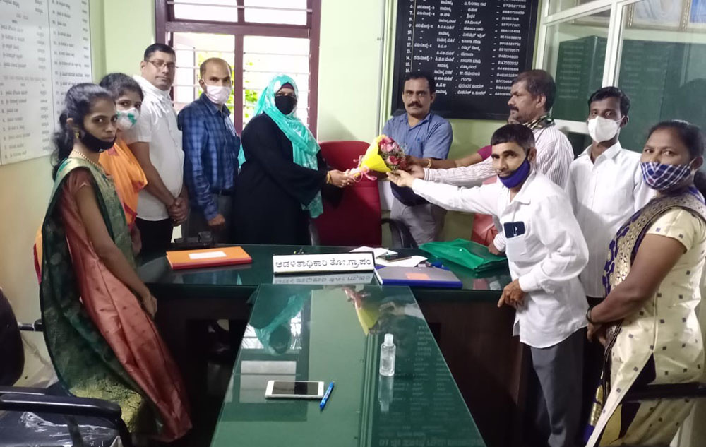 ತೋನ್ಸೆ ಗ್ರಾಪಂ ಆಡಳಿತಾಧಿಕಾರಿಯಿಂದ ಅಧಿಕಾರ ಸ್ವೀಕಾರ