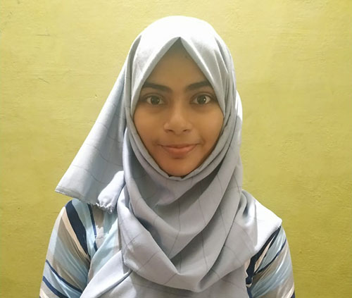 ಎಸೆಸೆಲ್ಸಿ ಫಲಿತಾಂಶ: ಮುಫೀಝ ವಿಶಿಷ್ಟ ಶ್ರೇಣಿಯಲ್ಲಿ ಉತ್ತೀರ್ಣ