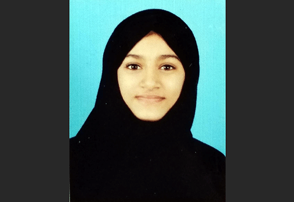 ಎಸೆಸೆಲ್ಸಿ ಪರೀಕ್ಷೆ: ಖದೀಜಾ ಅಫ್ರಾಗೆ 95.36 ಶೇ. ಅಂಕ