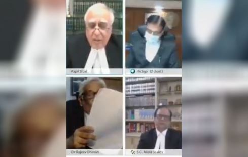 ರಾಜಸ್ಥಾನ ಹೈಕೋರ್ಟ್ ವಿಚಾರಣೆ ವೇಳೆ ಹುಕ್ಕಾ ಸೇದಿದ ಹಿರಿಯ ವಕೀಲ: ವಿಡಿಯೋ ವೈರಲ್