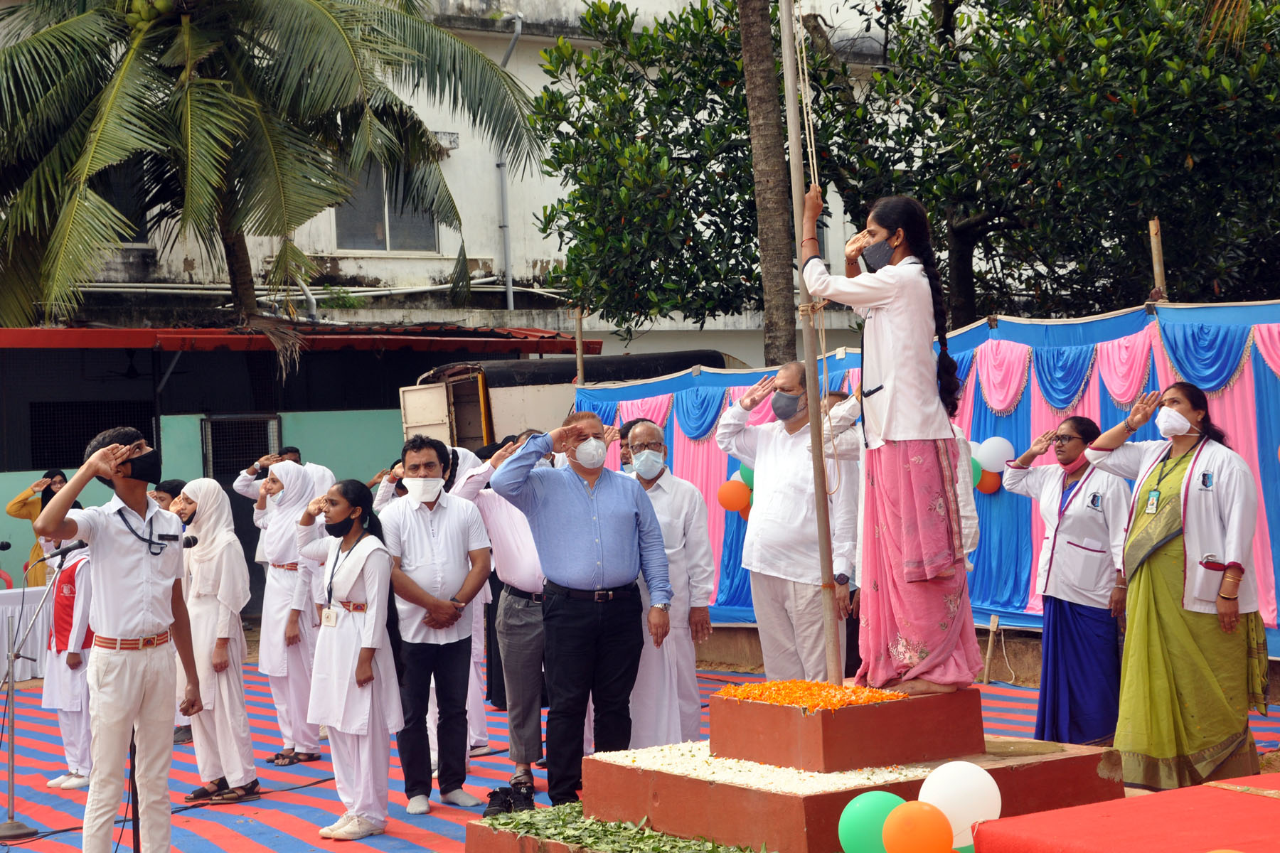 ಮಲ್ಪೆ ಫ್ಲವರ್ಸ್ ಆಫ್ ಪ್ಯಾರಡೈಸ್ ಸ್ವಾತಂತ್ರ್ಯ ದಿನಾಚರಣೆ