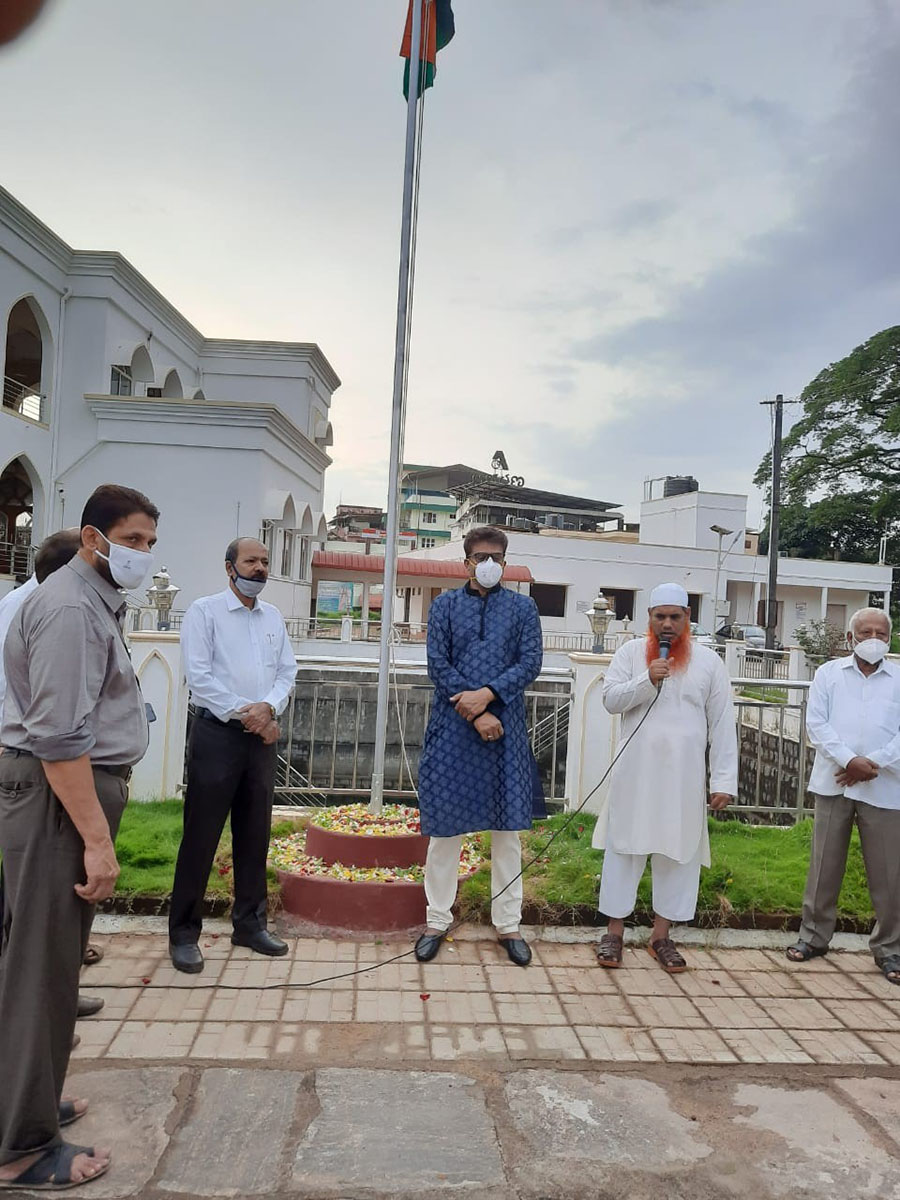 ಉಡುಪಿ ಜಾಮೀಯ ಮಸೀದಿಯಲ್ಲಿ ಸ್ವಾತಂತ್ರೋತ್ಸವ ದಿನಾಚರಣೆ