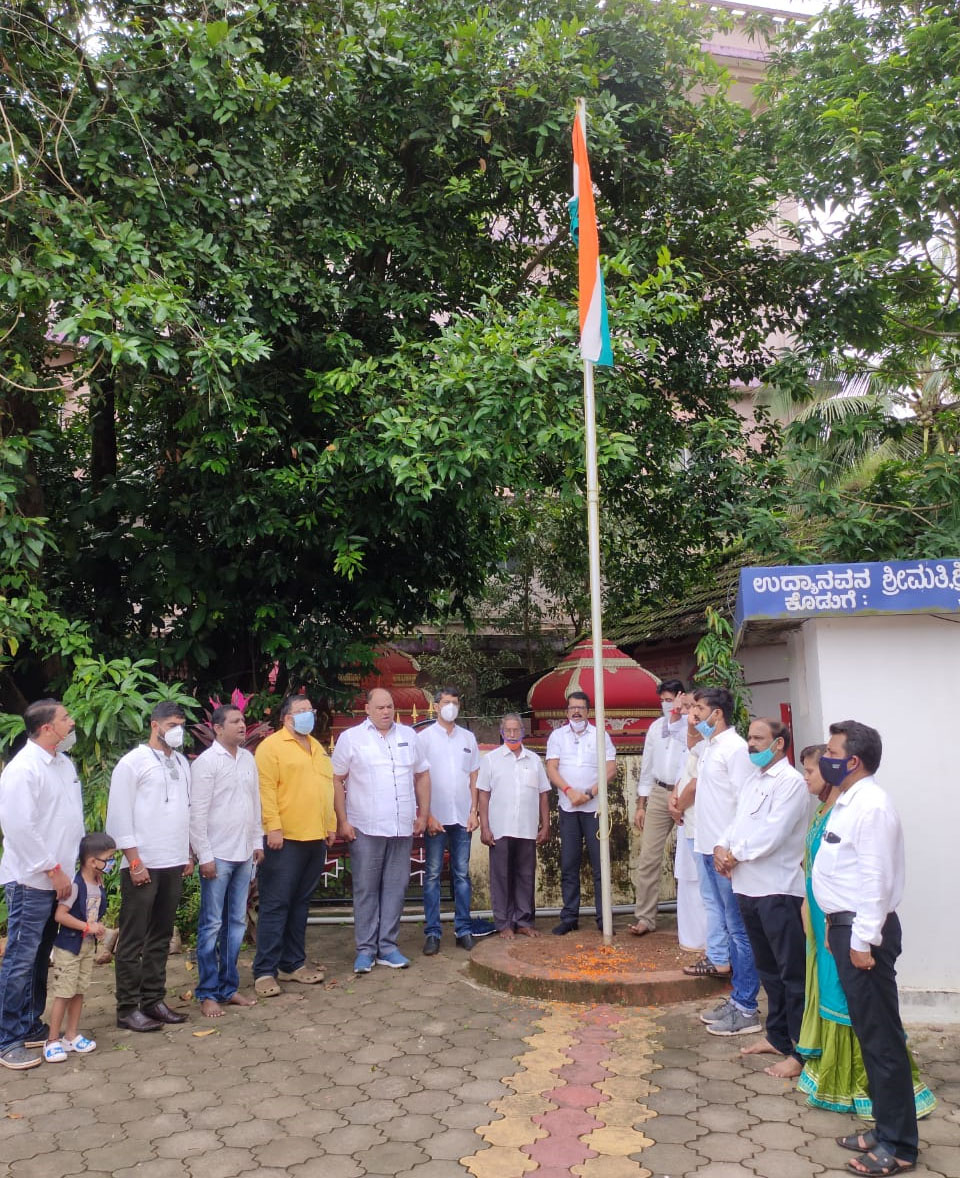ಉಡುಪಿ ಜಿಲ್ಲಾ ಬಿಜೆಪಿಯಿಂದ ಸ್ವಾತಂತ್ರ್ಯ ದಿನಾಚರಣೆ
