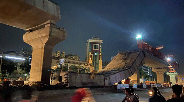 ಗುರುಗಾಂವ್: ನಿರ್ಮಾಣ ಹಂತದ 6 ಕಿ.ಮೀ. ಉದ್ದದ ಮೇಲ್ಸೇತುವೆ ಕುಸಿತ