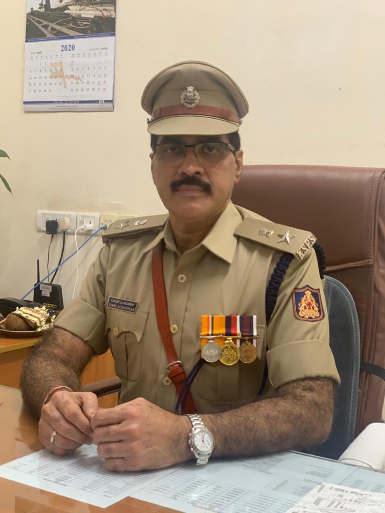 ಡಿಸಿಪಿ ವಿನಯ ಗಾಂವ್ಕರ್ ಅಧಿಕಾರ ಸ್ವೀಕಾರ