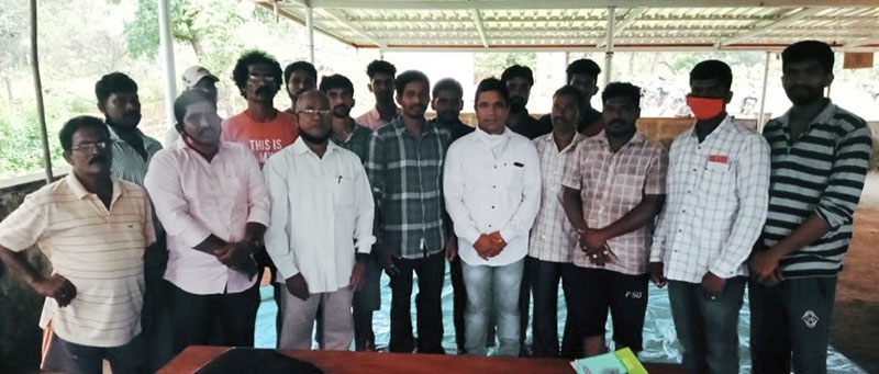 ಕಾಲ್ತೋಡು: ಗೊರಕಲ್ ಕಟ್ಟಡ ಕಾರ್ಮಿಕರ ಸಮಾವೇಶ