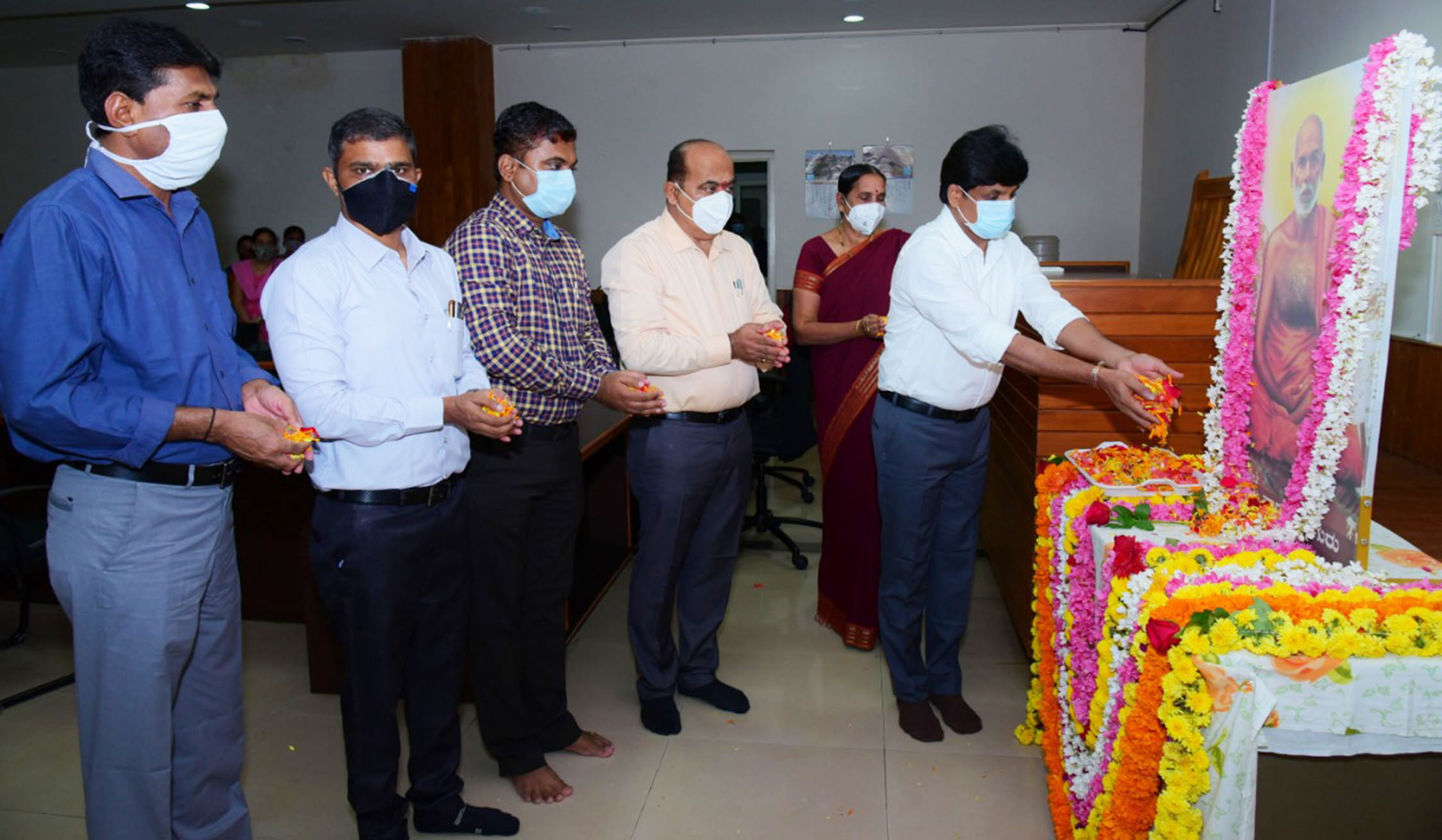 ಉಡುಪಿ: ಜಿಲ್ಲಾಧಿಕಾರಿ ಕಚೇರಿಯಲ್ಲಿ ನಾರಾಯಣಗುರು ಜಯಂತಿ