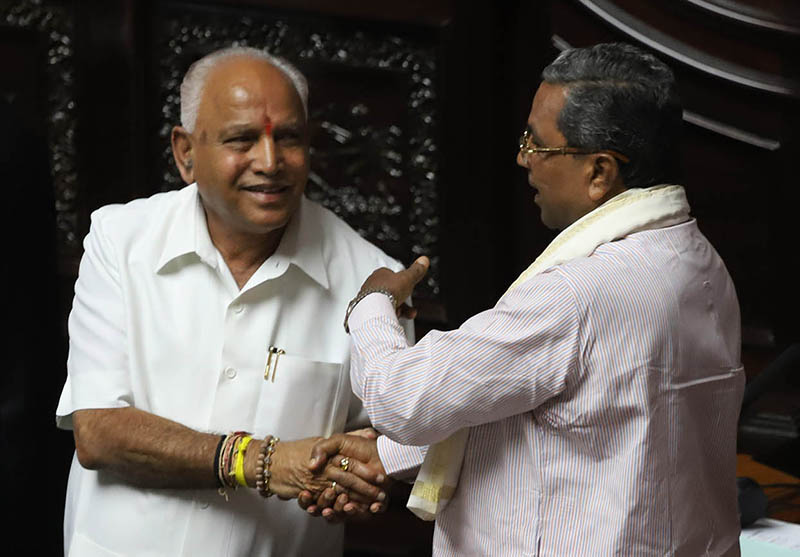 ಬಿಎಸ್‌ವೈಗೆ ಶಕ್ತಿ ತುಂಬಲು ಅವಿಶ್ವಾಸ ನಿರ್ಣಯ: ವಿಪಕ್ಷ ನಾಯಕ ಸಿದ್ದರಾಮಯ್ಯ
