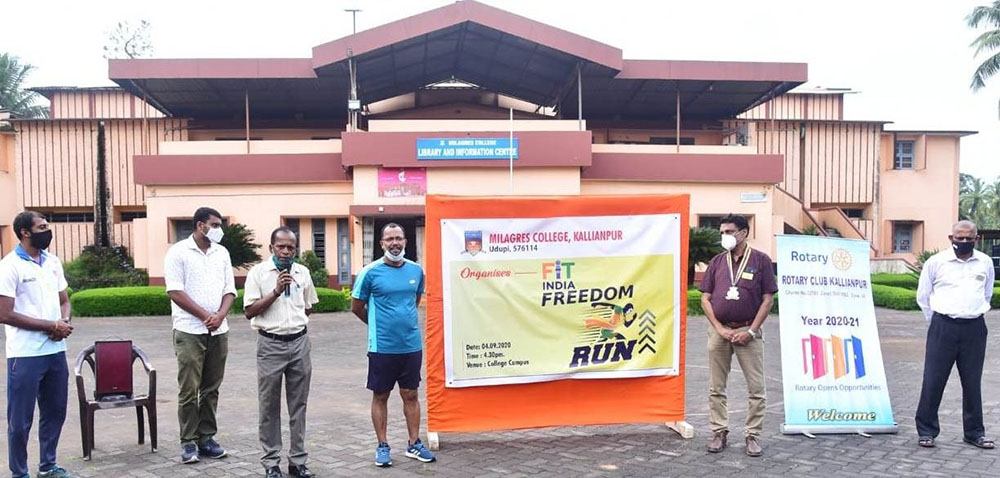 ಫಿಟ್ ಇಂಡಿಯಾ ಫ್ರೀಡಂ ರನ್ ಕಾರ್ಯಕ್ರಮ