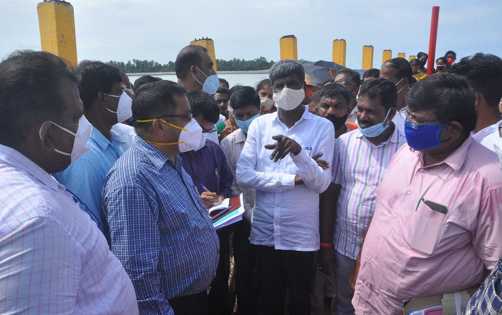 ಮರವಂತೆ ಬ್ರೇಕ್‌ವಾಟರ್ ಕಾಮಗಾರಿಯ ಲೋಪದ ಬಗ್ಗೆ ತನಿಖೆ: ಸಚಿವ ಕೋಟ