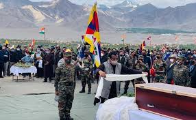 ಚೀನಾಕ್ಕೆ ಸಂದೇಶ: ಟಿಬೆಟ್ ಸೈನಿಕನಿಗೆ ಅಂತಿಮ ನಮನ ಸಲ್ಲಿಸಿದ ಭಾರತೀಯ ಸೇನೆ
