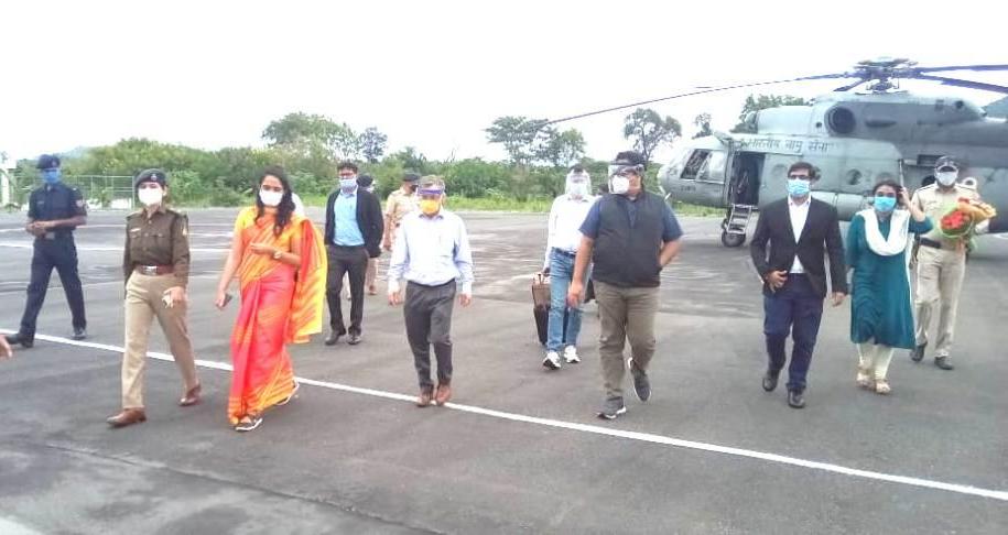 ಕೊಡಗು: ಅತಿವೃಷ್ಟಿ ಹಾನಿ ಪ್ರದೇಶಗಳಿಗೆ ಕೇಂದ್ರ ತಂಡ ಭೇಟಿ