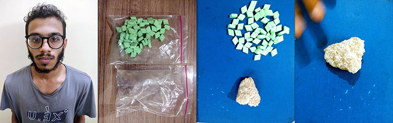 ಮಣಿಪಾಲ: ನಿಷೇಧಿತ ಮಾದಕ ವಸ್ತು ವಶ; ಸೊತ್ತು ಸಹಿತ ಆರೋಪಿ ಸೆರೆ