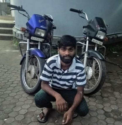 ಬೈಕ್ ಕಳವು ಪ್ರಕರಣ: ಆರೋಪಿ ಸೆರೆ