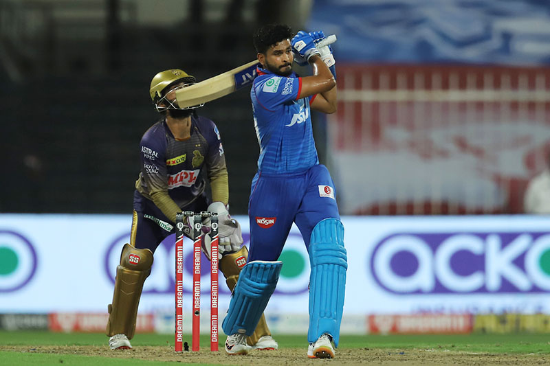 ಅಬ್ಬರಿಸಿದ ಅಯ್ಯರ್, ಪೃಥ್ವಿ ಶಾ ಅರ್ಧಶತಕ: ಕೆಕೆಆರ್ ವಿರುದ್ಧ ಡೆಲ್ಲಿ ಕ್ಯಾಪಿಟಲ್ಸ್ ಬೃಹತ್ ಮೊತ್ತ