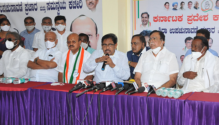 ಯಡಿಯೂರಪ್ಪ ಹಸಿ ಸುಳ್ಳಿನ ಮೂಲಕ ಜನರನ್ನು ಮೂರ್ಖರನ್ನಾಗಿಸಲು ಹೊರಟಿದ್ದಾರೆ: ಡಾ.ಜಿ.ಪರಮೇಶ್ವರ್