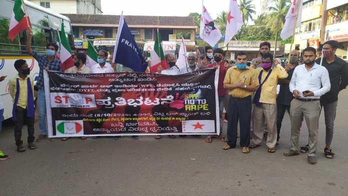 ಹತ್ರಸ್ ಘಟನೆ ಖಂಡಿಸಿ ವಿಟ್ಲದಲ್ಲಿ ಪ್ರತಿಭಟನೆ