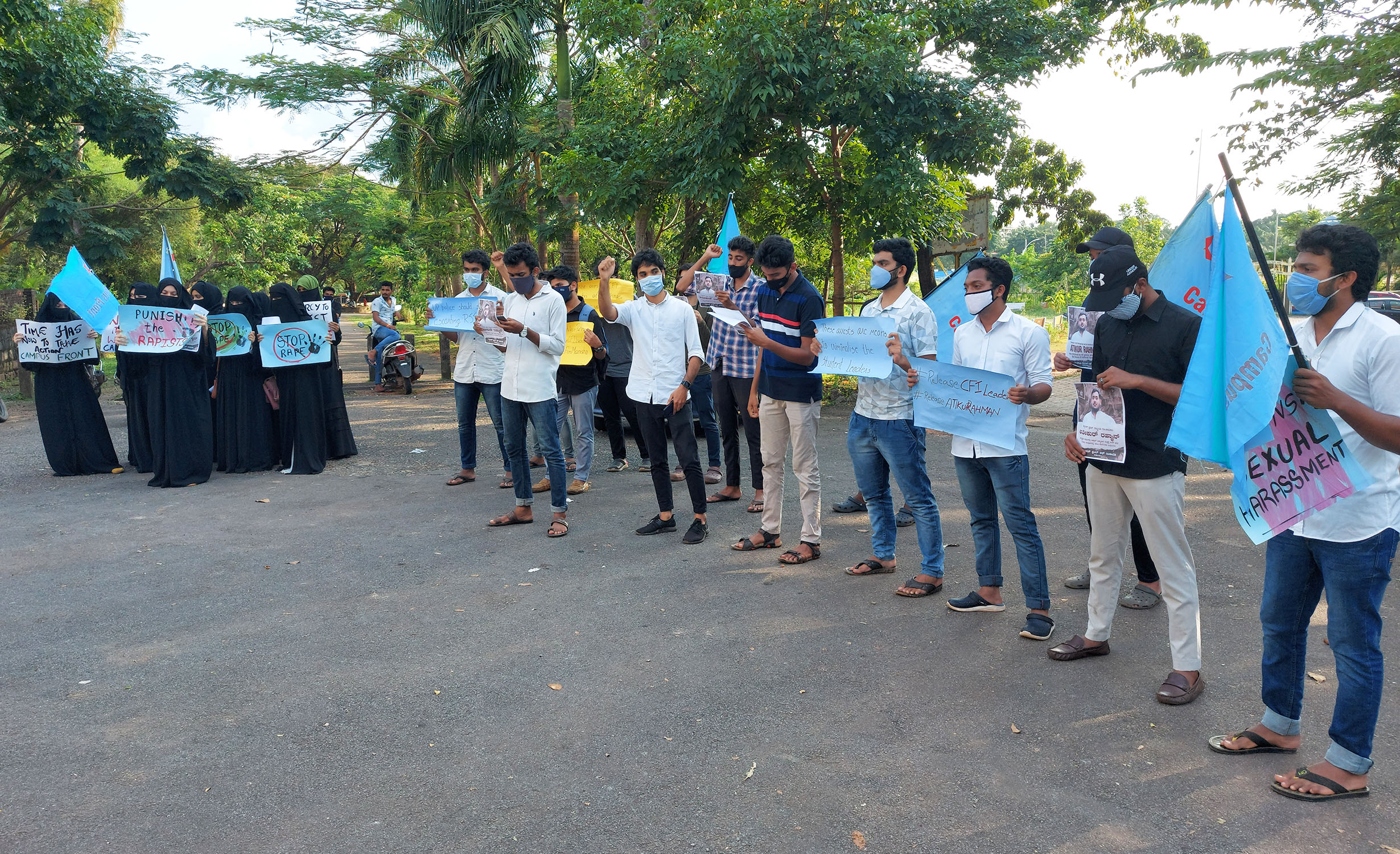 ಉತ್ತರ ಪ್ರದೇಶದಲ್ಲಿ ಮಹಿಳಾ ದೌರ್ಜನ್ಯ ವಿರೋಧಿಸಿ ಸಿಎಫ್‌ಐ ಪ್ರತಿಭಟನೆ