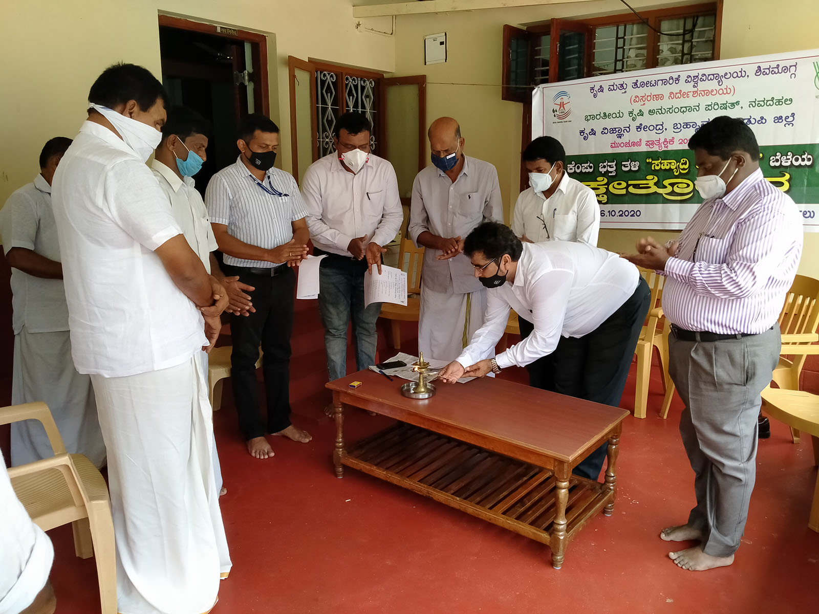 ಕೆಂಪು ಭತ್ತ ತಳಿ ಸಹ್ಯಾದ್ರಿ ಪಂಚಮುಖಿ ಬೆಳೆಯ ಕ್ಷೇತ್ರೋತ್ಸವ