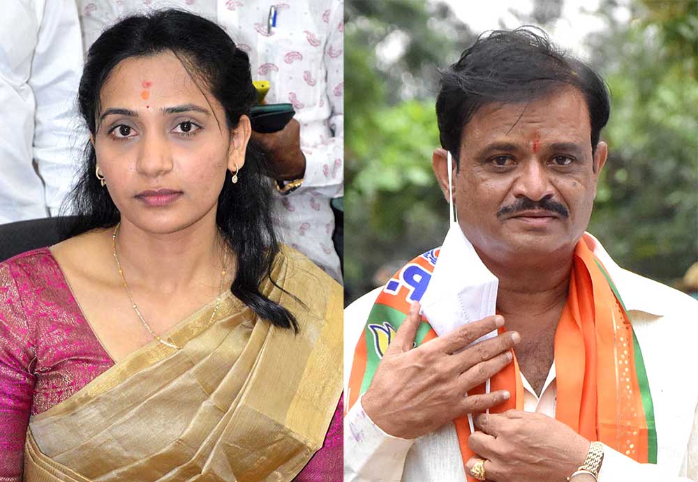 ಗಂಡ ಸತ್ತ ಮುಂಡೆಗೆ ರಾಜಕೀಯ ಏಕೆಂದು ಮುನಿರತ್ನ ಕೇಳಿದರು: ಕಾಂಗ್ರೆಸ್ ಅಭ್ಯರ್ಥಿ ಕುಸುಮಾ