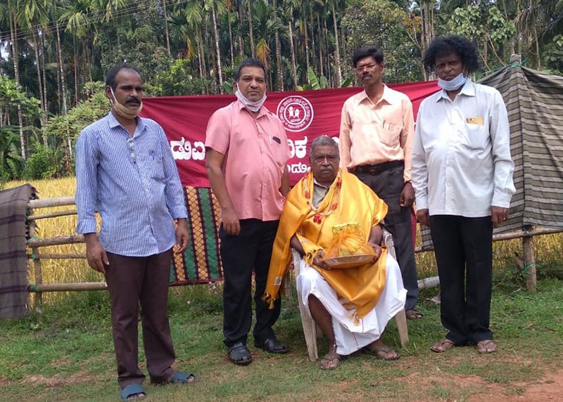 ಕೃಷಿಕ ಸತ್ಯನಾರಾಯಣ ಪ್ರಭುಗೆ ರಾಜ್ಯೋತ್ಸವ ಸನ್ಮಾನ