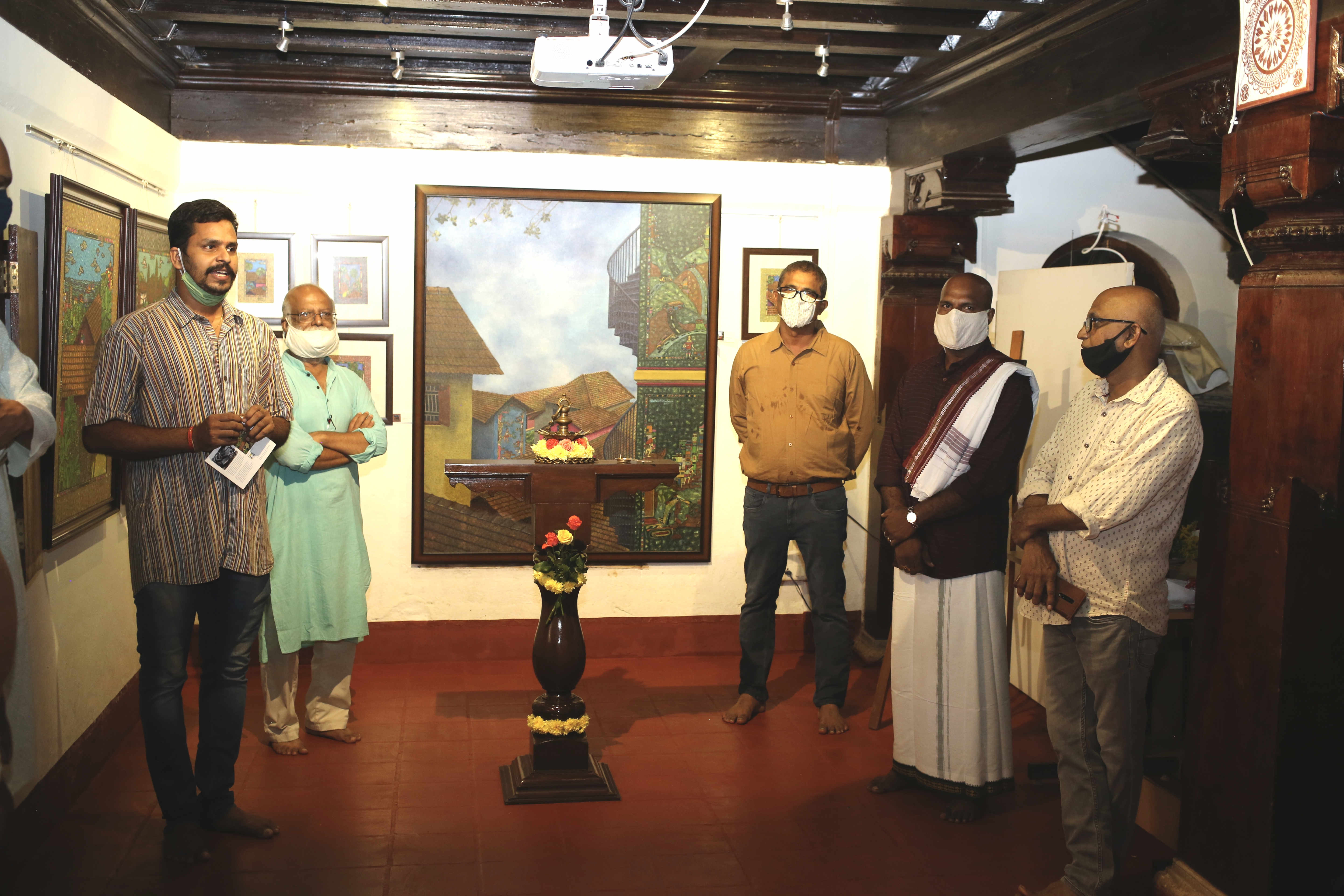 ಸಂತೋಷ್ ಅಂದ್ರಾದೆ ಕಲಾ ಪ್ರದರ್ಶನ ಉದ್ಘಾಟನೆ