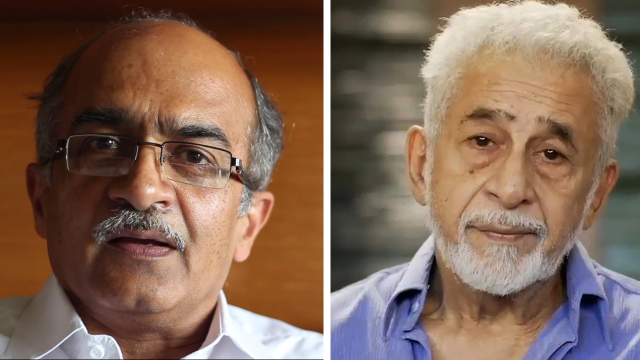 ನಾಸಿರುದ್ದೀನ್ ಶಾ, ಪ್ರಶಾಂತ್ ಭೂಷಣ್ ಸಹಿತ 100ಕ್ಕೂ ಹೆಚ್ಚು ಭಾರತೀಯರ ಖಂಡನೆ