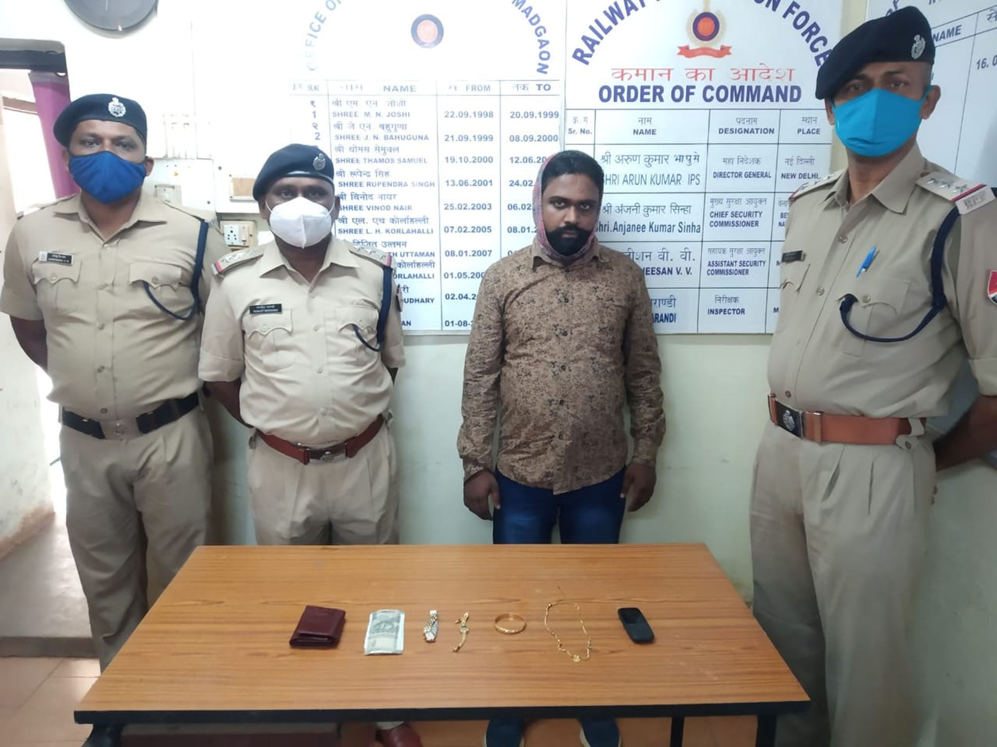 ಕೊಂಕಣ ರೈಲಿನಲ್ಲಿ ಕಳವು ಪ್ರಕರಣ : ಆರೋಪಿ ಸೆರೆ