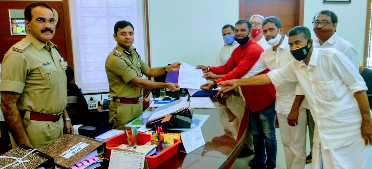 ಆಹಾರದ ಹಕ್ಕು ಸಂರಕ್ಷಣೆಗಾಗಿ ಪೊಲೀಸ್ ಆಯುಕ್ತರಿಗೆ ಮನವಿ