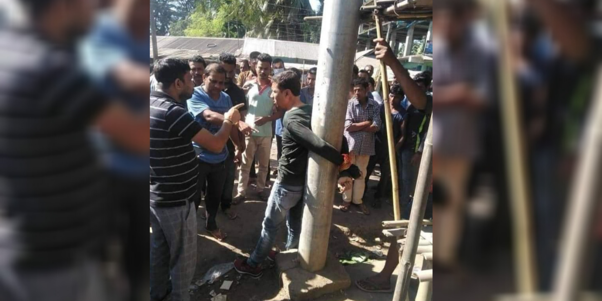 ಅಕ್ರಮ ಜೂಜುಗಾರಿಕೆ ಬಗ್ಗೆ ವರದಿ ಮಾಡಿದ ಪತ್ರಕರ್ತನನ್ನು ವಿದ್ಯುತ್ ಕಂಬಕ್ಕೆ ಕಟ್ಟಿ ಥಳಿಸಿದ ದುಷ್ಕರ್ಮಿಗಳು