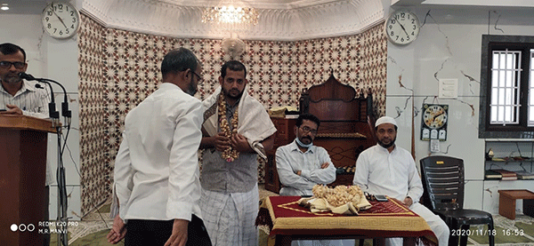 ಹುರುಳಿಸಾಲ್: ಭಟ್ಕಳ ಪುರಸಭೆಯ ನೂತನ ಅಧ್ಯಕ್ಷ-ಉಫಾಧ್ಯಕ್ಷರಿಗೆ ಸನ್ಮಾನ