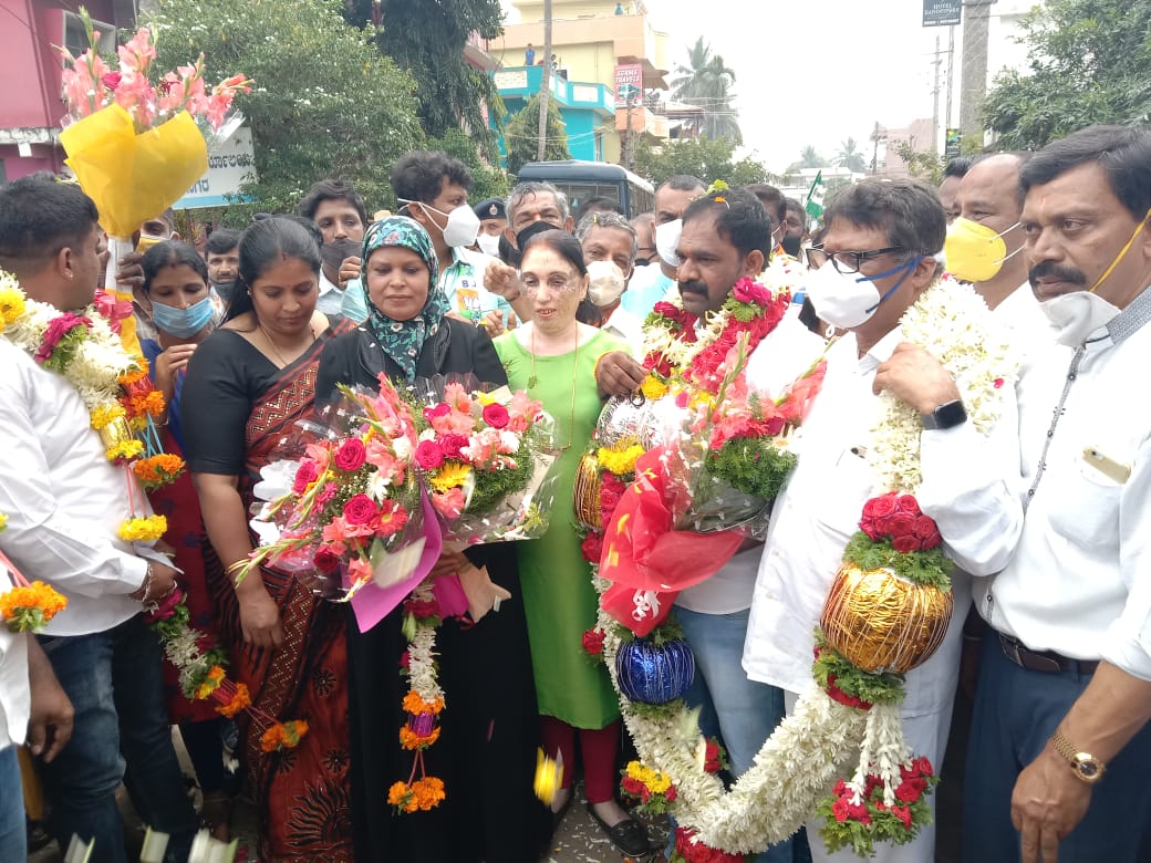 ಕೊಡಗಿನ ಮೂರು ಪಟ್ಟಣ ಪಂಚಾಯತ್‍ಗಳ ಅಧಿಕಾರ ಬಿಜೆಪಿ ಪಾಲು