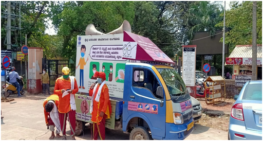 ಕೋವಿಡ್ 19 ನಿಗ್ರಹಕ್ಕೆ ಯಶಸ್ಸಿ ಜನಜಾಗೃತಿ