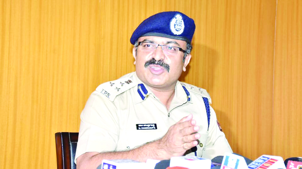 ಮೈಸೂರು ನಗರದಲ್ಲಿ ಸಾರ್ವಜನಿಕ ಕಾರ್ಯಕ್ರಮಗಳಿಗೆ ಕಡಿವಾಣ: ಪೊಲೀಸ್ ಆಯುಕ್ತ ಡಾ.ಚಂದ್ರಗುಪ್ತ ಆದೇಶ