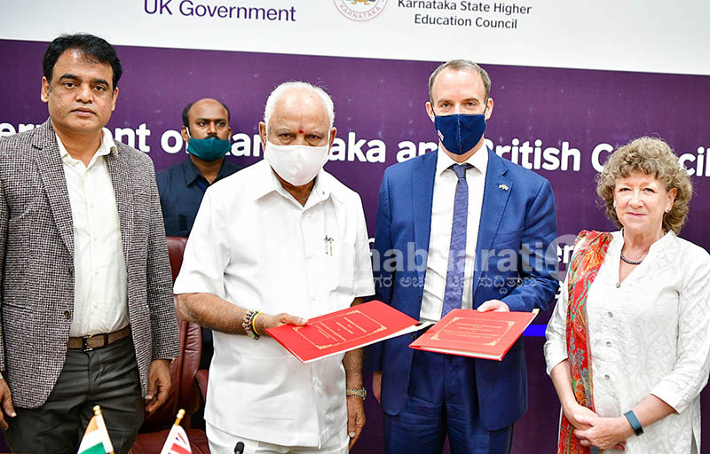 ಹಸಿರು ಇಂಧನ ಪರಿವರ್ತನೆ ಹೆಚ್ಚಿಸಲು 386 ದಶಲಕ್ಷ ಡಾಲರ್ ಹೂಡಿಕೆ: ಬ್ರಿಟನ್ ವಿದೇಶಾಂಗ ಸಚಿವ ಡೊಮಿನಿಕ್ ರಾಬ್