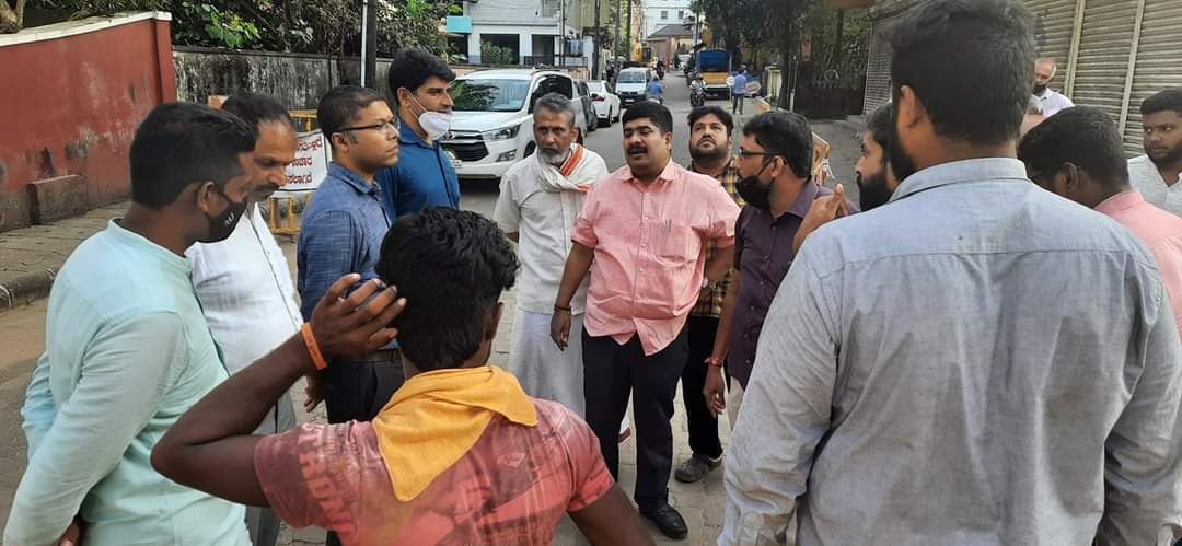 ​ರಥಬೀದಿ ಮಹಮ್ಮಾಯಿ ದೇವಸ್ಥಾನ ರಸ್ತೆ ಅಭಿವೃದ್ಧಿ: ಶಾಸಕ ವೇದವ್ಯಾಸ ಕಾಮತ್